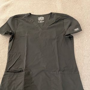Dark gray scrubs